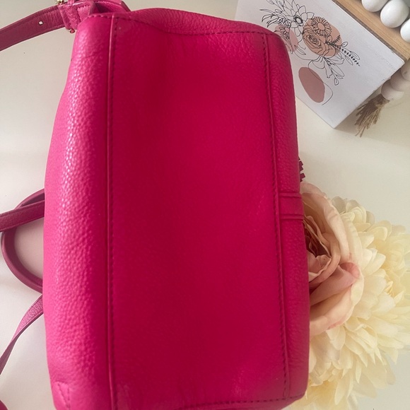 Tory Burch Fuchsia Backpack with Tassels - Picture 7 of 11